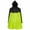 Neon Yellow, Black, variant on Valero Unisex Rain Poncho - Medium - Dark Sea/ Black