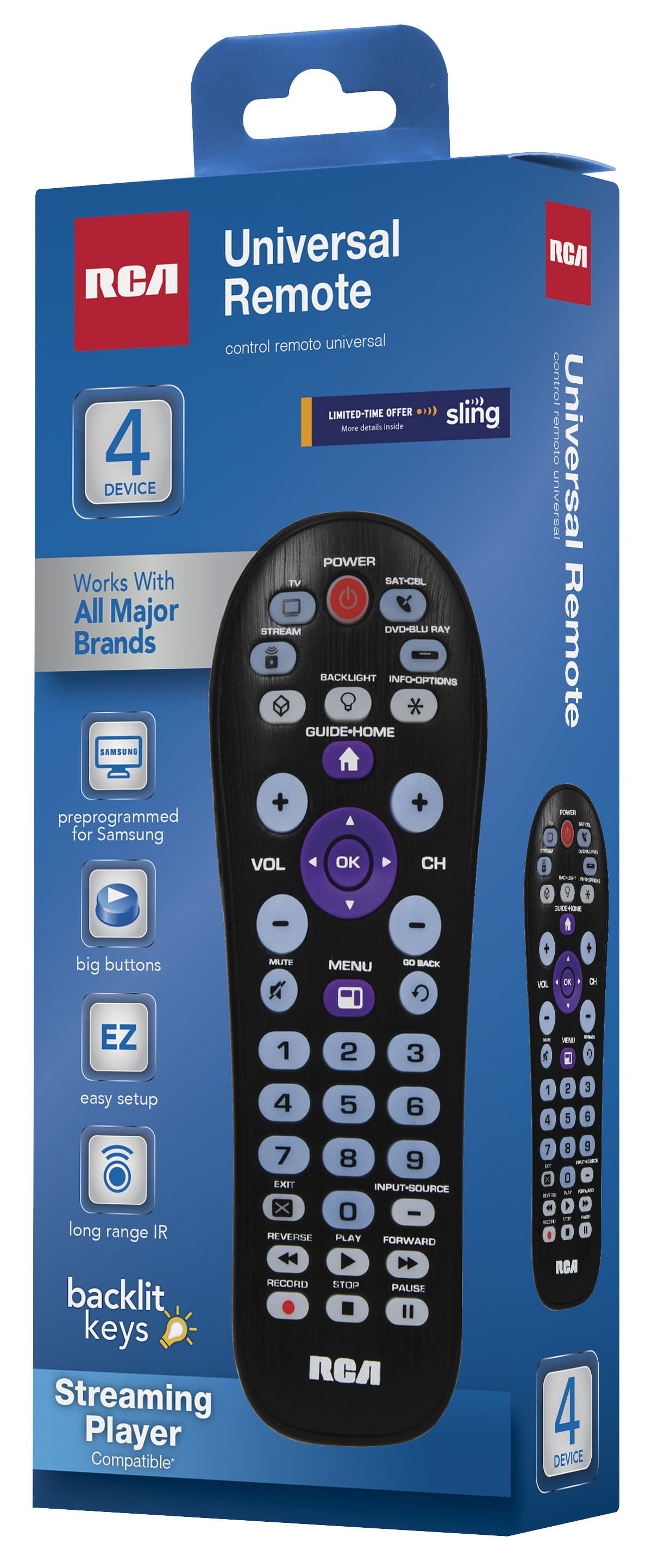 RCA 4Device Universal Remote Streaming Player Ubuy Nepal