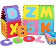 thumbnail image 2 of 36-Piece Kids Foam Play Mat with Letters and Numbers - Interlocking Floor Tiles for Safe Play, 2 of 4