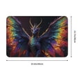 thumbnail image 3 of Salouo Rainbow Wings Majestic Dragon Pattern Outdoor Indoor Sturdy Doormats 16’’×24’’, Anti Fatigue Soft Flannel Thick Door Mat,Non-Slip Rectangle Rug Cushion, 3 of 7