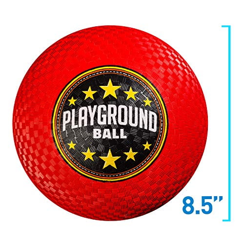 NEW 9" RED PVC PLAYGROUND KICKBALL DODGEBALL SCHOOL KICK BALLS 