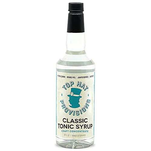 Top Hat Classic Tonic Syrup 5x Natural Quinine Concentrate 32oz