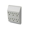 Philips Brand 6 Outlet Grounded Wall Tap