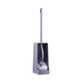 thumbnail image 2 of Set de cepillos de inodoro con cerdas duras | Limpiador de inodoro moderno compacto de plástico con mango largo | Cabeza lavable de secado rápido, base estable y engrosada | Gris o blanco, 2 of 7