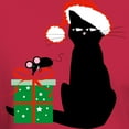 thumbnail image 3 of CafePress - Santa Cat &Amp; Mouse Dark T Shirt - Men's Classic Graphic Cotton T-Shirt, 3 of 4