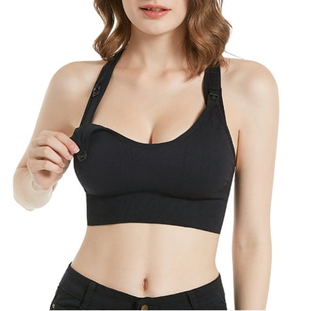 

Sports Bra No Wire Comfort Sleep Plus Size Workout Activity with Non Removable Pads Shaping Underwear Women
