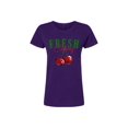 thumbnail image 1 of Playera Blusa De Cerezas Fresh Cherry Ropa Para Mujer Ropa Para Dama Color Morado Talla Mediana Marca Emil SaEs, 1 of 4