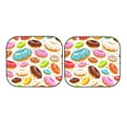 thumbnail image 7 of Disketp 2 Piece Color Donut Pattern Windshield Sunshades,Folding Windshield Sun Shade For Car Suv Trucks Sedan,Blocks Uv Rays Sun Visor Protector-Large, 7 of 7