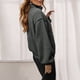 thumbnail image 4 of HongQid Womens Coat Casual Lapel Full Zip Fleece Jacket Long Sleeve Oversized Warm Winter Outwear with Pockets, 4 of 9