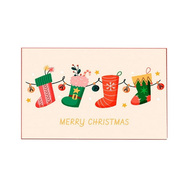 TIELUTT Kitchen Rug Let It Christmas Winter Holiday Party Rugs Bedroom Fuzzy Abstract Area Rugs for Bedroom Living Room Throw Blanket Fall Theme Rugs for Bed Room Full Size Blanket