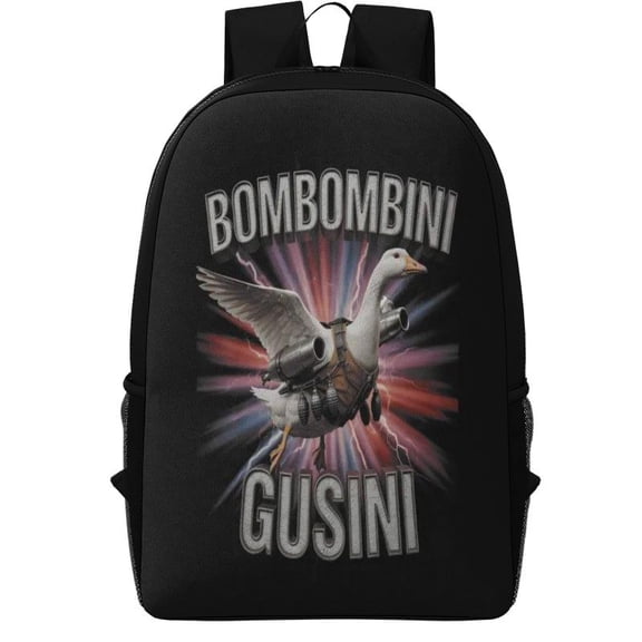 17 Inch Graphic Print Laptop Backpack, Large Casual Daypack for Travel Work Daily Use