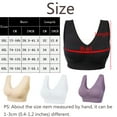 thumbnail image 4 of Women Sports Bra, Fitness Running Vest Gym Workout Underwear Padded Crop Tops, Female Plus Size Sport Bras, 4 of 8