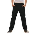 thumbnail image 7 of School Uniforms for Boys Elastic Waist Pull On Chino Pants with Pockets Straight Pants Black Pants for Boys Uniform Back To School Clothes for Boys Teen Boys Clothes 13-14 Years, 7 of 7