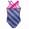 thumbnail image 2 of Rainbeau Moves Girl's Dance & Gymnastics Foiled Cami Leotard, XS-XL, 2 of 5