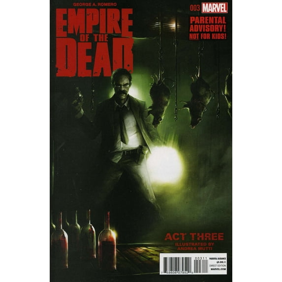 Empire of the Dead: Act Three (George Romero's ) #3 VF ; Marvel Comic Book