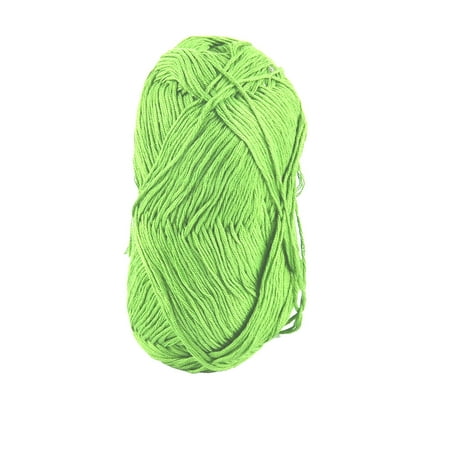 Cotton Clothing Hand Knit Sweaters - Cotton Hand DIY Knitting Clothes Hat Sweater Crochet Thread 50 Gram Lime Green
