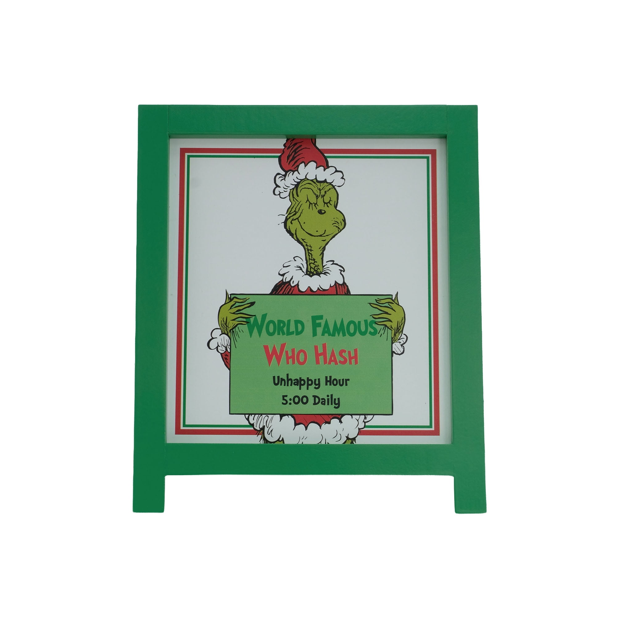 Dr. Seuss The Grinch Bistro Sign, MDF, 9 inch