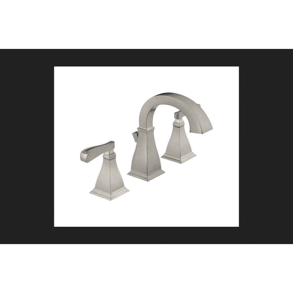 Delta Lakewood Two Handle Lavatory Faucet 4 in. Brushed Nickel