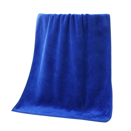 

Hmgxay Microfiber Cleaning Cloths All-Purpose Cleaning Rags Microfiber Rags for House Microfiber Towels Cleaning Dusting Cloth for Kitchen Car Window(30x14 Inches Blue)