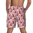 thumbnail image 4 of Uemuo Christmas Gnome Pattern Mens Swim Trunks Quick Dry Board Shorts with Mesh Lining, Stretch Beach Shorts Quick Dry No-Chafing Board Shorts-X-Large, 4 of 9