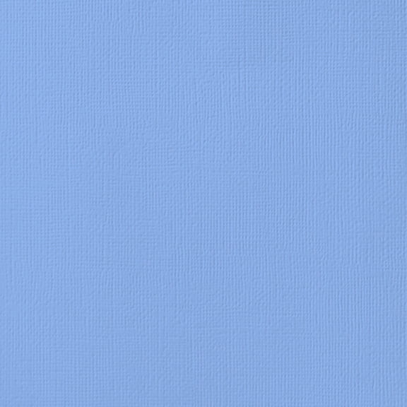American Crafts 80lb Textured Cardstock 12"X12"-Sky