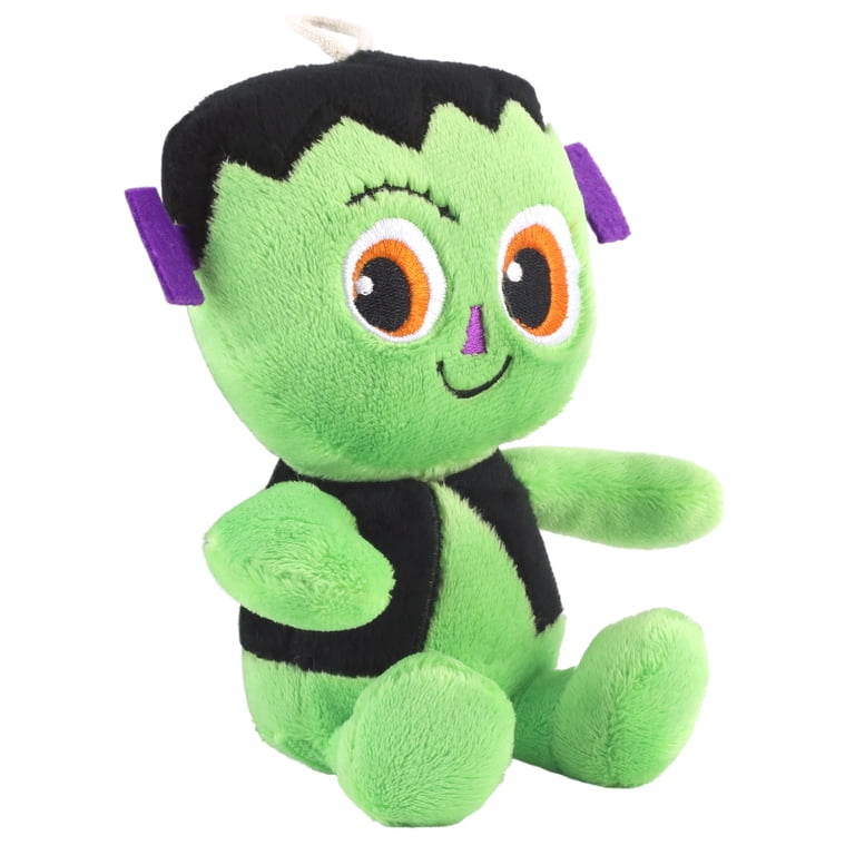 Vibrant Life Halloween 6in Squeaky Plush Dog Toy, Frankenstein