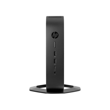 HP - t740 Thin Client Desktop - AMD Ryzen Embedded V1756B - 8 GB Memory - 64 GB Flash Storage - Black