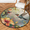 Multicolour 1, variant on CURLYOOT Round Rug 3ft Spring Birds Flower Hummingbird Area Rug, Washable Circle Mat Non Slip Floor Carpet Mat, Soft Indoor Rugs for Entryway Living Room Dining Room Bedroom