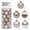 A, variant on Shiny Christmas Ornaments Balls,2.3" Shatterproof Plastic Christmas Ornaments Sets for Xmas Christmas Tree Holiday Wedding Party Decoration, 30 Count