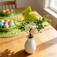 thumbnail image 5 of AZXY 10" Easter Flocked Bunny Floral Picks with Colorful Eggs, Artificial Greenery Flower Stems for Spring Home Decor, Easter Tree Decor, Table Centerpieces, and Vase Arrangements, 5 of 6
