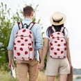 thumbnail image 6 of Daiia Strawberry Vintage Canvas Backpack for Men and Women ,Hiking Backpack,Travel Laptop Bag for School,Large Capacity Backpack, 6 of 8