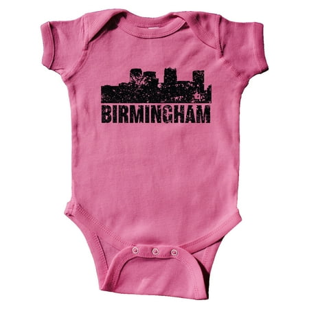 

Inktastic Birmingham Skyline Grunge Gift Baby Boy or Baby Girl Bodysuit