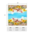 thumbnail image 6 of PHELIKA 3D Pigs Sunflower Hanging On Fence Welcome Magnetic Mailbox Covers Standard Size 21"H x 18"W, 6 of 8