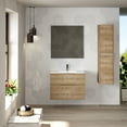 thumbnail image 4 of Ws Bath Collections Dalia COL01.000 GP Dalia 55-1/8" Engineered Wood Wall Mounted Linen, 4 of 7