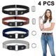thumbnail image 1 of 4 Pieces Buckle Free Adjustable Belt, No Buckle Invisible Elastic Belt, 1 of 5