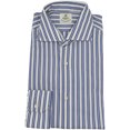 thumbnail image 1 of Borrelli Chemise Habillée Rayée Bleue / Blanche pour Hommes - 41-16 (L), 1 of 1