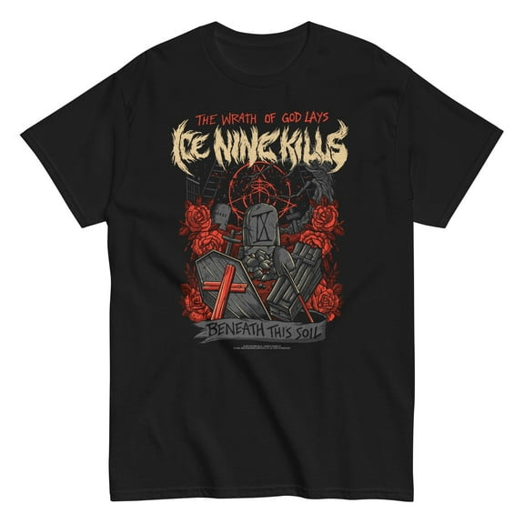 Ice Nine Kills - Beneath This Soil Unisex T-Shirt - Black - Small