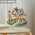 thumbnail image 5 of Rabbits Home 2D Acrylic Ornament Festival Decoration Home Ornament Crafts Decoration, 5 of 5