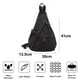 thumbnail image 2 of Bolso bandolera de lona - Bolso bandolera pequeño tipo bandolera para el hombro, mochila de ocio para hombres y mujeres, 2 of 5