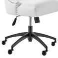 thumbnail image 5 of Modway Empower Channel Tufted Vegan Leather Office Chair in Black White, 5 of 7