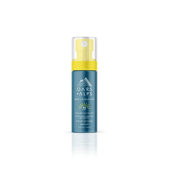 Bruma solar Oars + Alps para rostro y cuero cabelludo, SPF 35, 44 ml