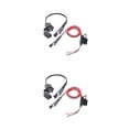 thumbnail image 1 of Speravity Adaptador de cable SAE a USB USB a prueba de polvo a prueba de agua Puerto rápido 2.1A para motocicleta Teléfono celular Tablet Negro y rojo 2piezas Speravity CBP080070, 1 of 5