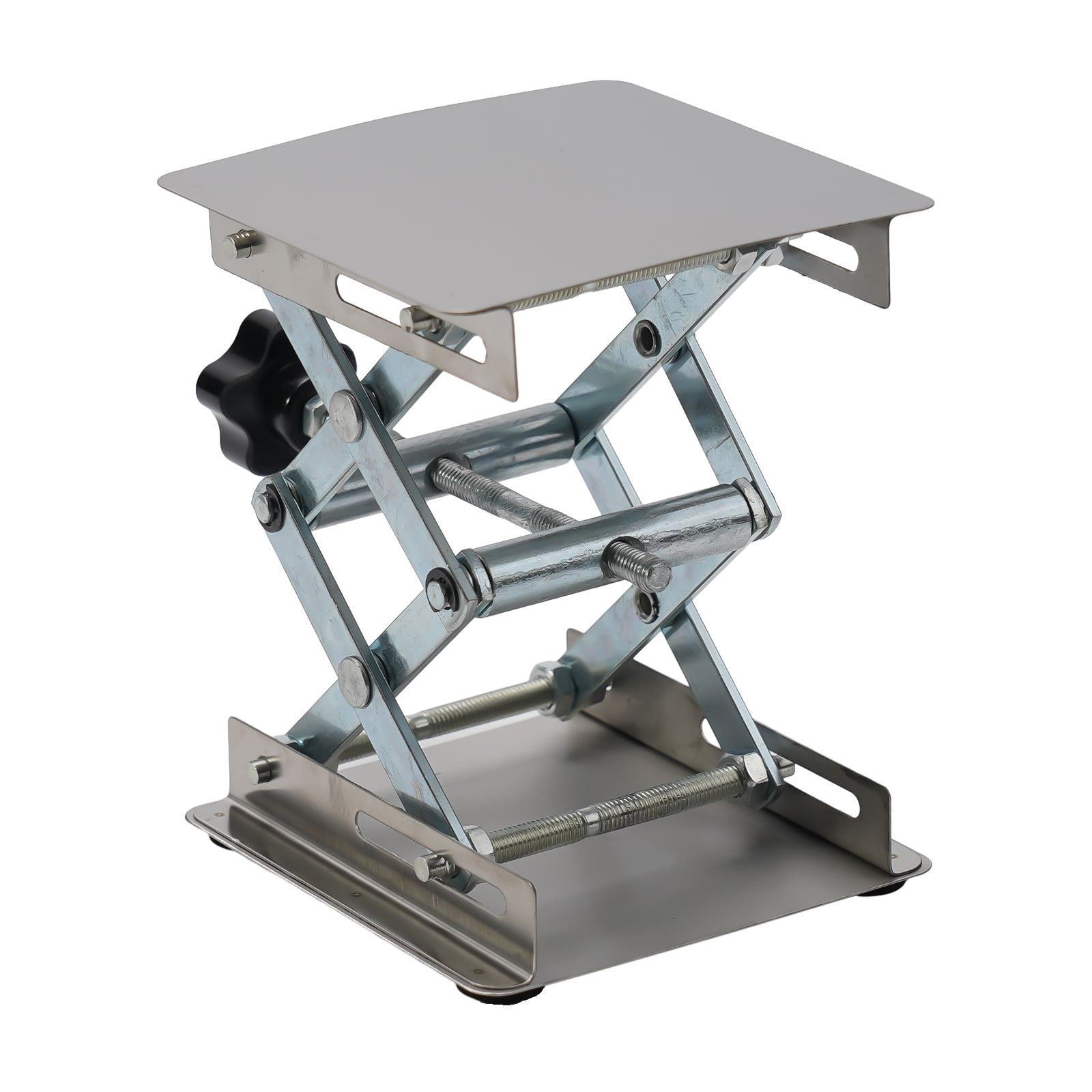 1Pc Stainless Steel Lifting Table Adjustable Woodworking Machinery Router Lift Laboratory Manual Stand Milling Machine Lift Plat Smile Home