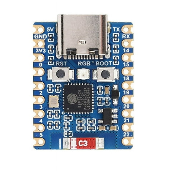 ESP32 C6 Zero Development Board WiFi 6 Mini Module Dual Processor Supports 2.4GHz Bluetooth LE