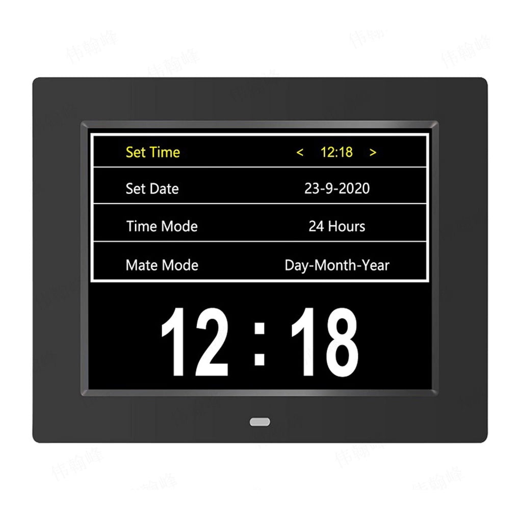 Large Screen LED Digital Clock With Calendar Desktop Electronic Time