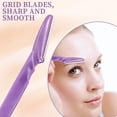 thumbnail image 3 of Eyebrow Razor 12 Count, Precision Stainless Steel Dermaplaning Tool, Face Shaver for Women with Protective Cover, Professional Peach Fuzz Remover for Face and Brow Shaping, 3 of 6