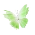 thumbnail image 1 of Mariposa artificial de hilo, decoración, mariposa gigante de gasa, malla de mariposa falsa, fotografía Verde, 1 of 9
