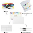 thumbnail image 4 of Juego de pinturas de acuarela: caja de acuarela con 18 colores para artistas aficionados y profesionales, 4 of 5