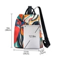 thumbnail image 3 of Deer Antler Colorful Travel Laptops Backpack for Women Anti-theft Casual Work Bag Daypack Lightweight Laptop Bag, 3 of 7