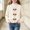Beige, variant on Toggle Button Front Cardigan Sweaters for Big Girls Trendy Fall Fashion Outfits Long Sleeve Knit Tops Cute Knit Sweater 6-12 Years